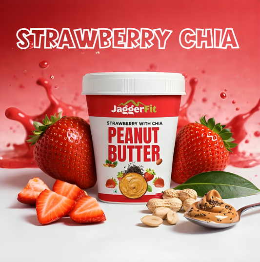 STRAWBERRY WITH CHIA PEANUT BUTTER